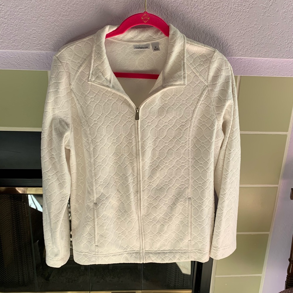 🐚🐚 CROFT&BARROW ZIPPERED JACKET (Medium)🐚🐚